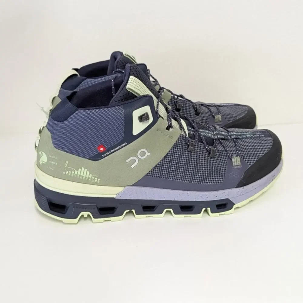 On Cloudtrax Hiking Trekking Shoes 5399053 Womens US9.5/EU41 Reseda Lavender